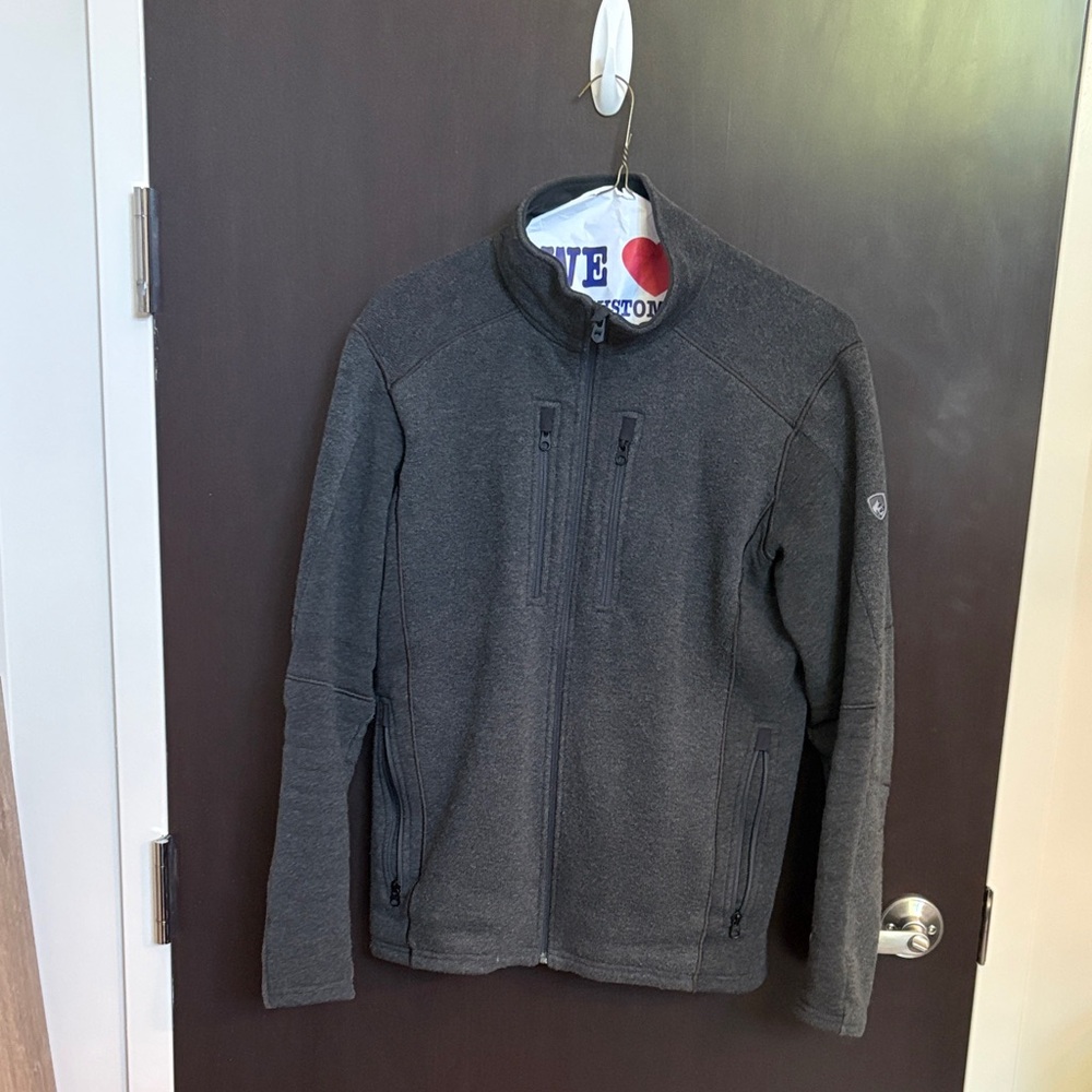 Kuhle Gray Full-Zip Jacket